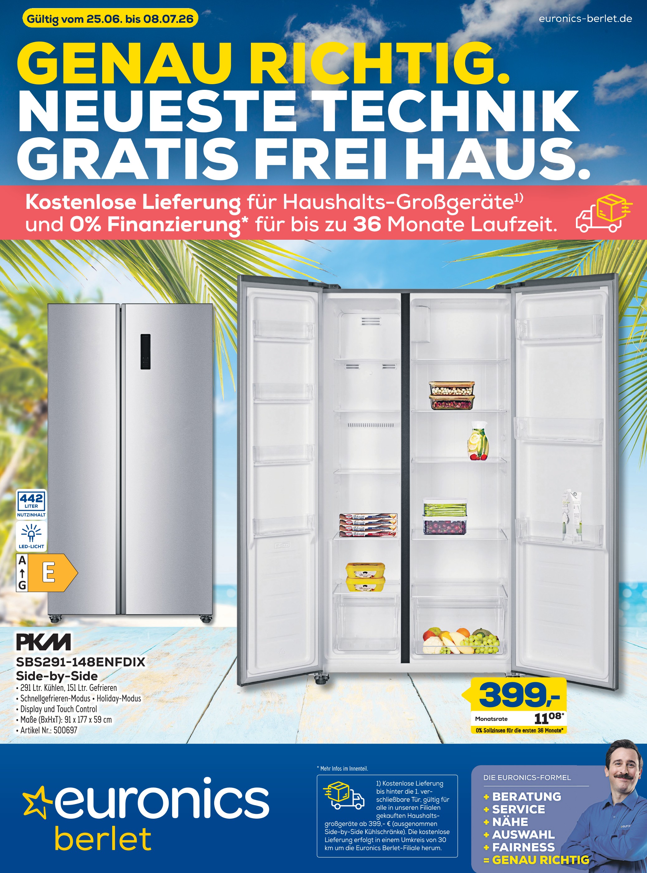 EURONICS Prospekt für Hagen: "GENAU RICHTIG. NEUESTE TECHNIK GRATIS FREI HAUS.", 20 Seiten, 25.06.2026 - 08.07.2026